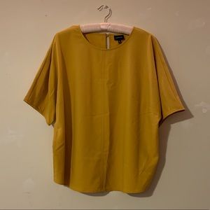 Who What Wear Yellow Blouse Size XL